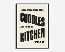 Load image into Gallery viewer, SECONDS SALE Cuddles In The Kitchen Print