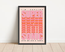 Load image into Gallery viewer, *Framed* I'm Feeling Supersonic Framed Print