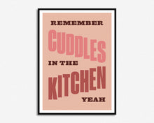 Load image into Gallery viewer, Cuddles In The Kitchen Print