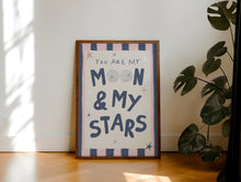 Load image into Gallery viewer, Moon And My Stars Print