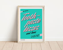 Load image into Gallery viewer, *Framed* Toothpaste Kisses Print