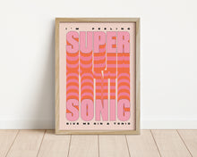 Load image into Gallery viewer, *Framed* I'm Feeling Supersonic Framed Print
