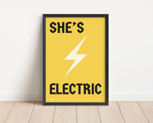 Load image into Gallery viewer, *Framed* She's Electric Print