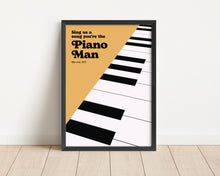 Load image into Gallery viewer, *Framed* Piano Man Print