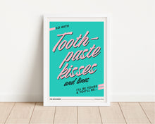 Load image into Gallery viewer, *Framed* Toothpaste Kisses Print