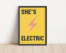 Load image into Gallery viewer, *Framed* She's Electric Print