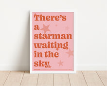 Load image into Gallery viewer, *Framed* Starman Waiting In The Sky Print