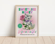 Load image into Gallery viewer, *Framed* Karma is A Cat Print