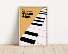 Load image into Gallery viewer, *Framed* Piano Man Print