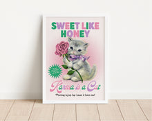Load image into Gallery viewer, *Framed* Karma is A Cat Print