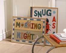 Load image into Gallery viewer, Good Morning Good Night Kids Print