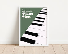 Load image into Gallery viewer, *Framed* Piano Man Print