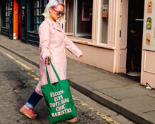 Load image into Gallery viewer, SECONDS SALE Tote Bag Chic Baristas Tote Bag