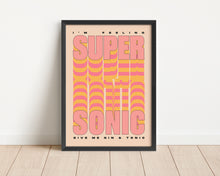 Load image into Gallery viewer, *Framed* I'm Feeling Supersonic Framed Print