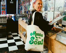 Load image into Gallery viewer, Music For The Soul Heavyweight Tote Bag