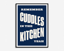 Load image into Gallery viewer, SECONDS SALE Cuddles In The Kitchen Print