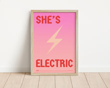 Load image into Gallery viewer, *Framed* She's Electric Print