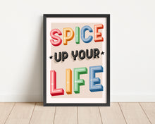 Load image into Gallery viewer, *Framed* Spice Up Your Life Print