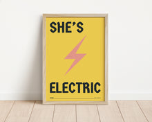 Load image into Gallery viewer, *Framed* She's Electric Print