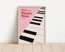 Load image into Gallery viewer, *Framed* Piano Man Print