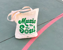 Load image into Gallery viewer, Music For The Soul Heavyweight Tote Bag