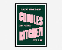 Load image into Gallery viewer, SECONDS SALE Cuddles In The Kitchen Print
