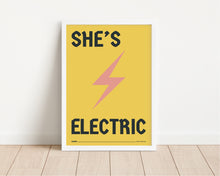 Load image into Gallery viewer, *Framed* She's Electric Print