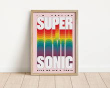 Load image into Gallery viewer, *Framed* I'm Feeling Supersonic Framed Print