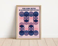 Load image into Gallery viewer, *Framed* The Girl With Kaleidoscope Eyes Print