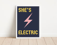 Load image into Gallery viewer, *Framed* She's Electric Print
