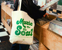 Load image into Gallery viewer, Music For The Soul Heavyweight Tote Bag