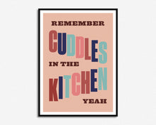 Load image into Gallery viewer, Cuddles In The Kitchen Print
