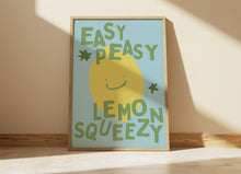 Load image into Gallery viewer, Easy Peasy Lemon Squeezy Kids Print