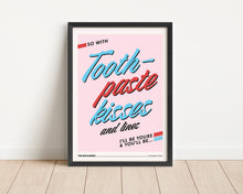 Load image into Gallery viewer, *Framed* Toothpaste Kisses Print