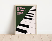 Load image into Gallery viewer, *Framed* Piano Man Print