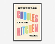 Load image into Gallery viewer, SECONDS SALE Cuddles In The Kitchen Print