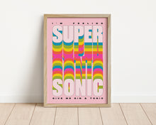 Load image into Gallery viewer, *Framed* I'm Feeling Supersonic Framed Print