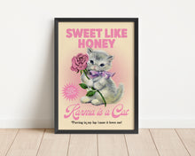Load image into Gallery viewer, *Framed* Karma is A Cat Print
