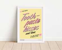 Load image into Gallery viewer, *Framed* Toothpaste Kisses Print