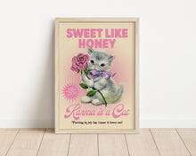 Load image into Gallery viewer, *Framed* Karma is A Cat Print
