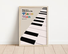 Load image into Gallery viewer, *Framed* Piano Man Print