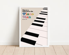 Load image into Gallery viewer, *Framed* Piano Man Print