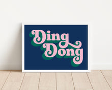 Load image into Gallery viewer, *Framed* Ding Dong Print