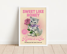 Load image into Gallery viewer, *Framed* Karma is A Cat Print
