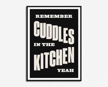 Load image into Gallery viewer, SECONDS SALE Cuddles In The Kitchen Print