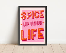Load image into Gallery viewer, *Framed* Spice Up Your Life Print