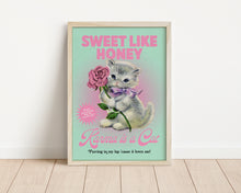 Load image into Gallery viewer, *Framed* Karma is A Cat Print