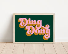 Load image into Gallery viewer, *Framed* Ding Dong Print