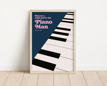 Load image into Gallery viewer, *Framed* Piano Man Print