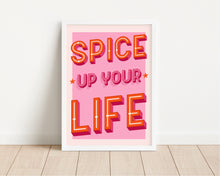 Load image into Gallery viewer, *Framed* Spice Up Your Life Print